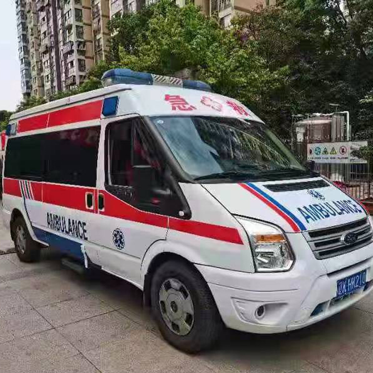 泗水长途救护车护送病人返乡
